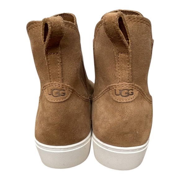 UGG Mauna Chestnut Suede Chelsea Sneaker Boots 8.5 - Picture 4 of 12